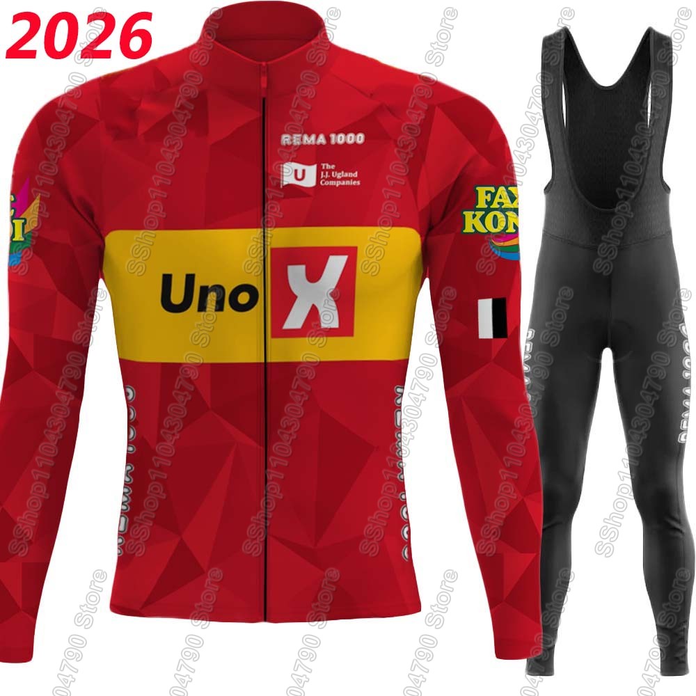 Mountain Biking Jerseys Men - Uno X Pro takımı 2026 bisiklet
