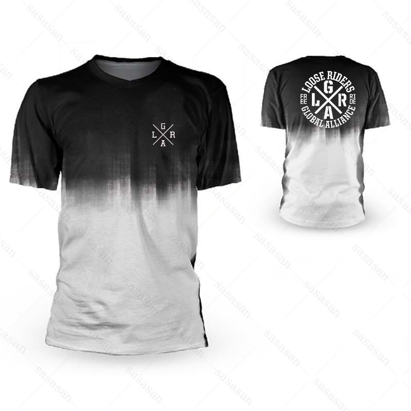 Mountain Biking Jerseys Men - Motocross gevşek biniciler kısa kollu Jersey