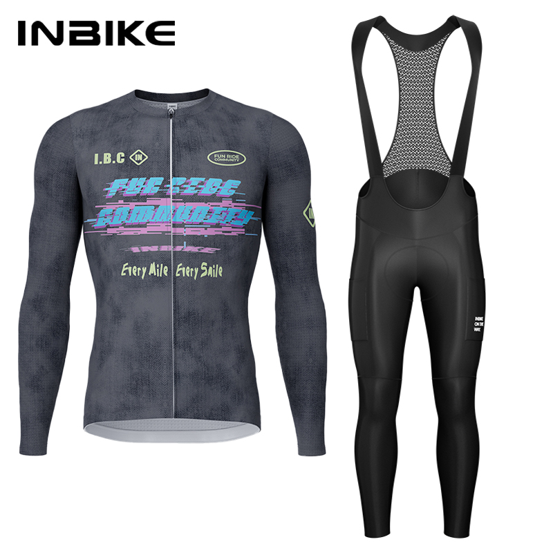 Mountain Biking Jerseys Men - INBIKE İlkbahar Sonbahar Bisiklet Seti Bisiklet