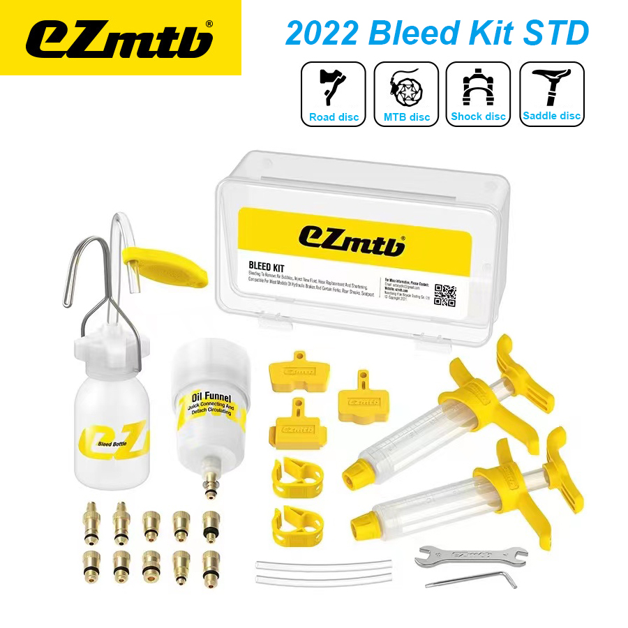 Hydraulic Brake Bleed - 2022 Ezmtb boşaltma kiti STD hidrolik