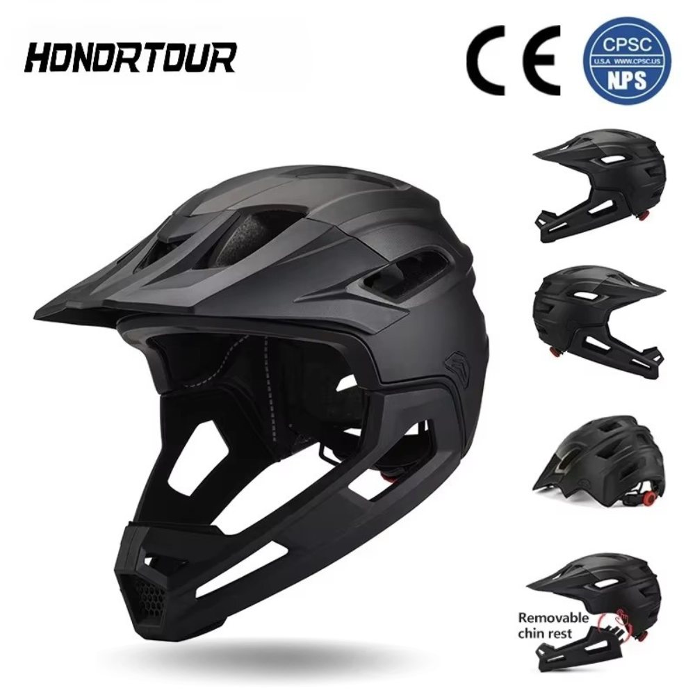 Mountain Biking Helmet Full Face - Eastinear Yetişkin Mtb Kask Bisiklet Tam