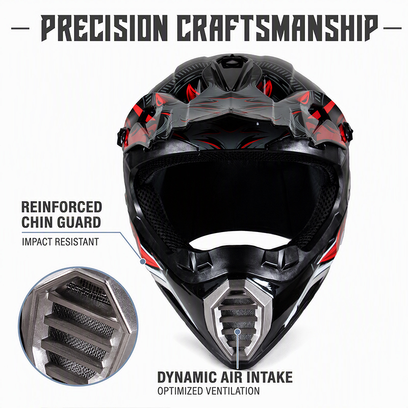 Uchoose Motokros Kaskı Yetişki - Mountain Biking Helmet Full Face incelemesi ve fiyatı