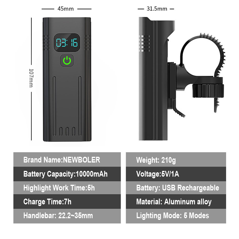 NEWBOLER bisiklet ışığı USB şa - Mountain Biking Backpack incelemesi ve fiyatı