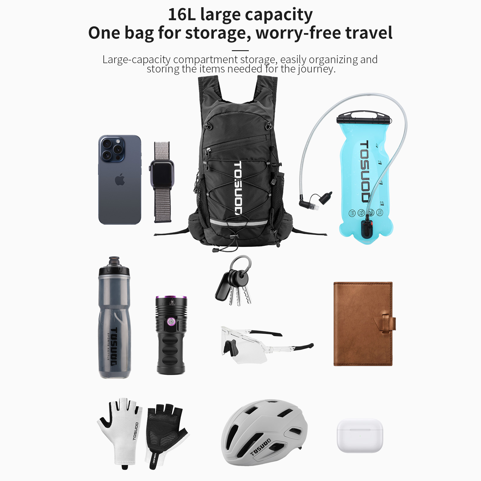 TOSUOD Hidrasyon Sırt Çantası  - Mountain Biking Backpack incelemesi ve fiyatı
